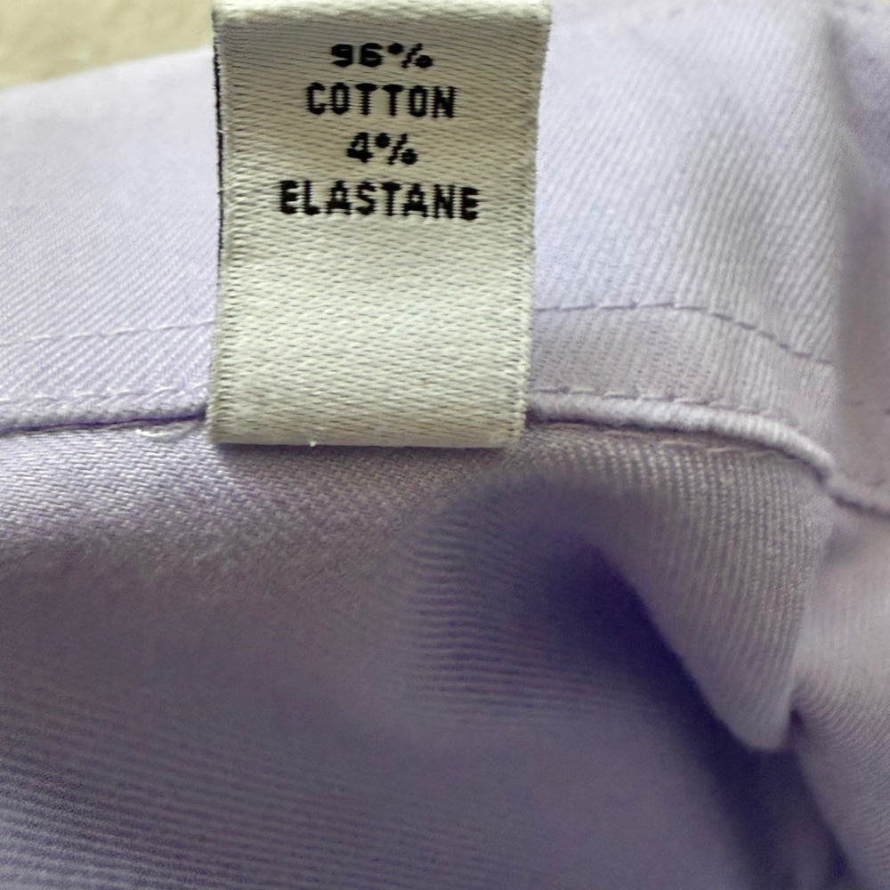 Calvin Klein Infinite Wrinkle Free Slim Fit Stretch Flex Dress Shirt Purple 2XL - Picture 6 of 8